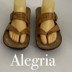 Authentic Alegria leather sandals Sz 10.5